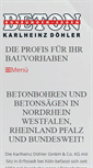 Mobile Screenshot of doehler-betonbohren.de